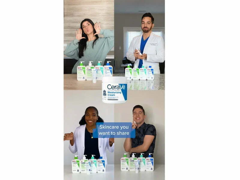 CeraVe aposta em campanha internacional com alguns dos maiores nomes do TikTok