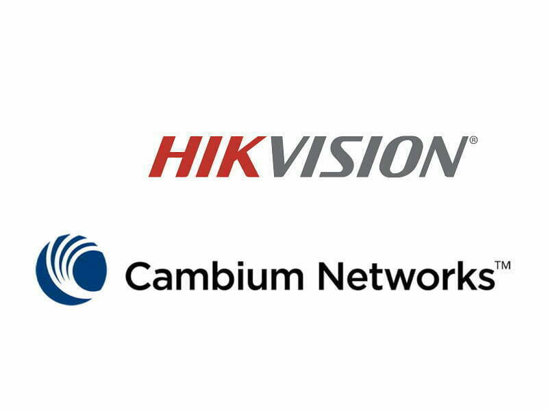 Hikvision e Cambium Networks criam aliança