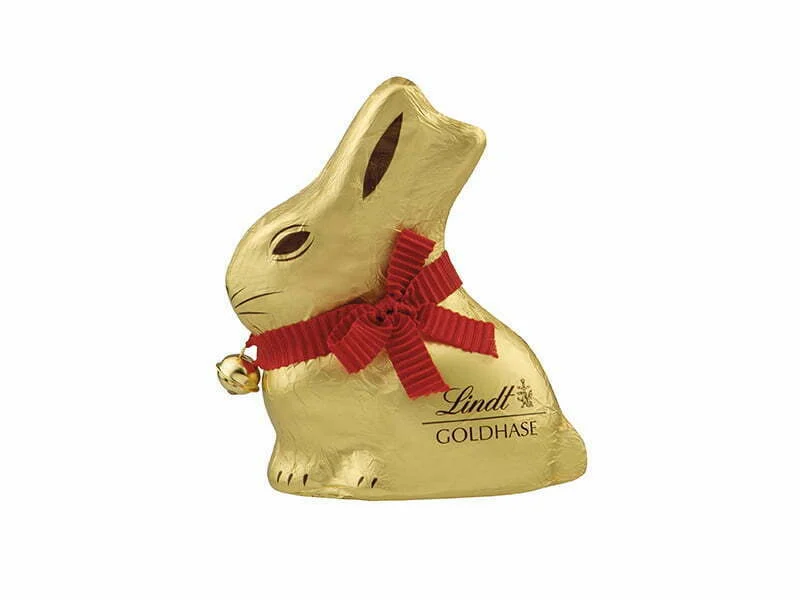 Gama Gold Bunny da Lindt & Sprüngli está de volta ao linear na Páscoa