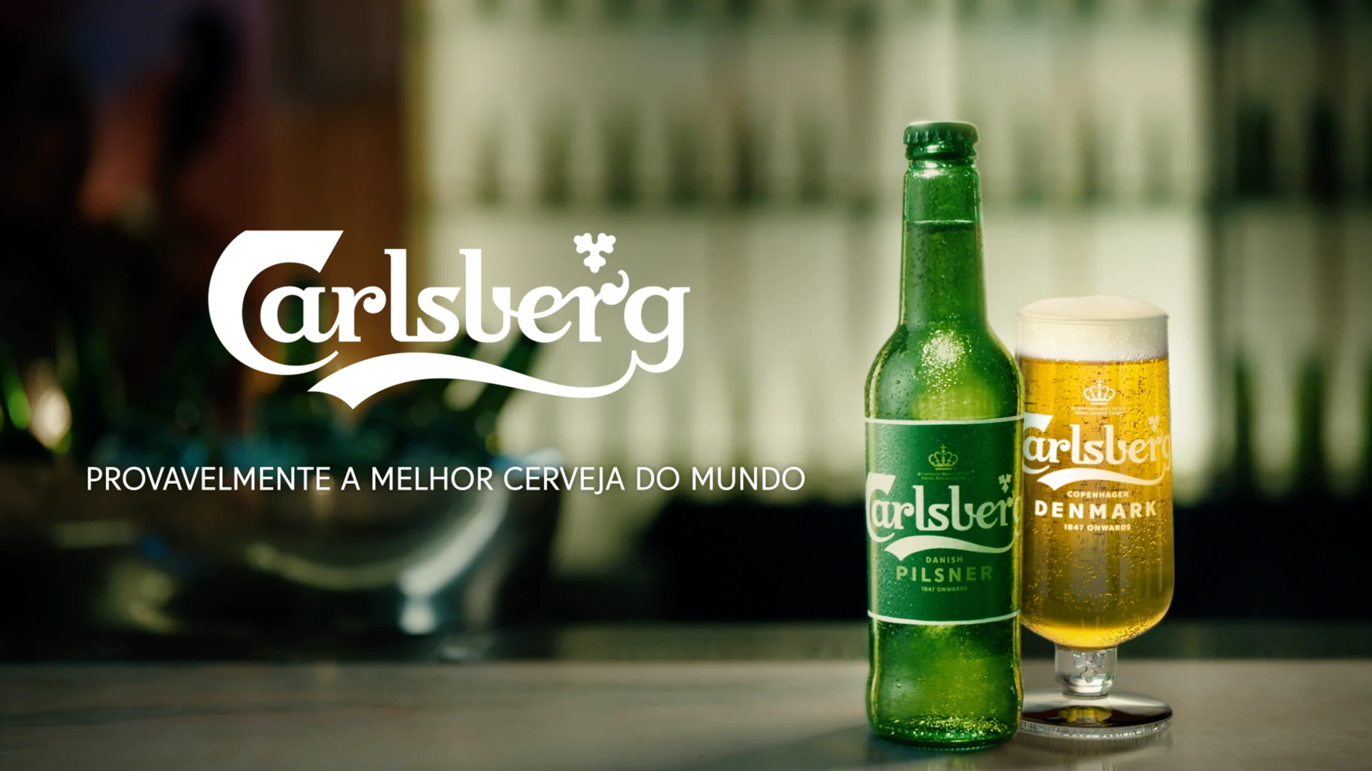 “Conseguimos fazer melhor? Provavelmente” é a mensagem da nova campanha da Carlsberg