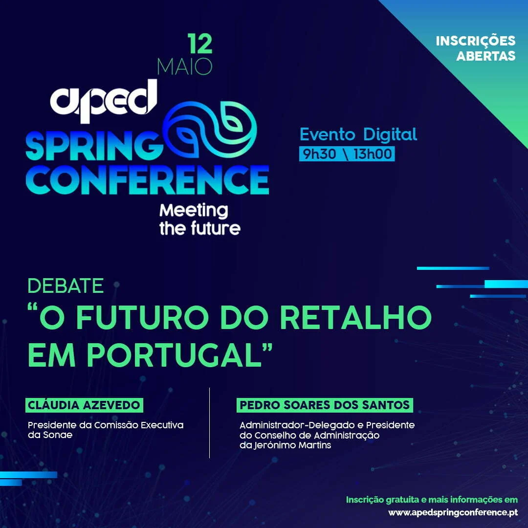 Cláudia Azevedo e Pedro Soares dos Santos debatem futuro do retalho na conferência APED