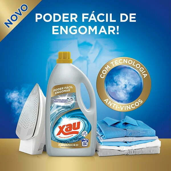 Xau facilita tarefa de engomar a roupa