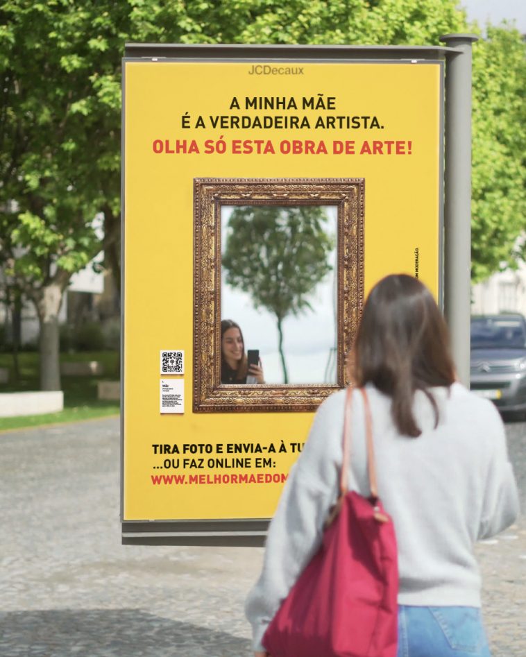 Licor Beirão - Mupi Dia da Mãe 2021 - Utilização