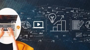 Content,Marketing,Concept,With,Person,Using,A,Laptop,On,A