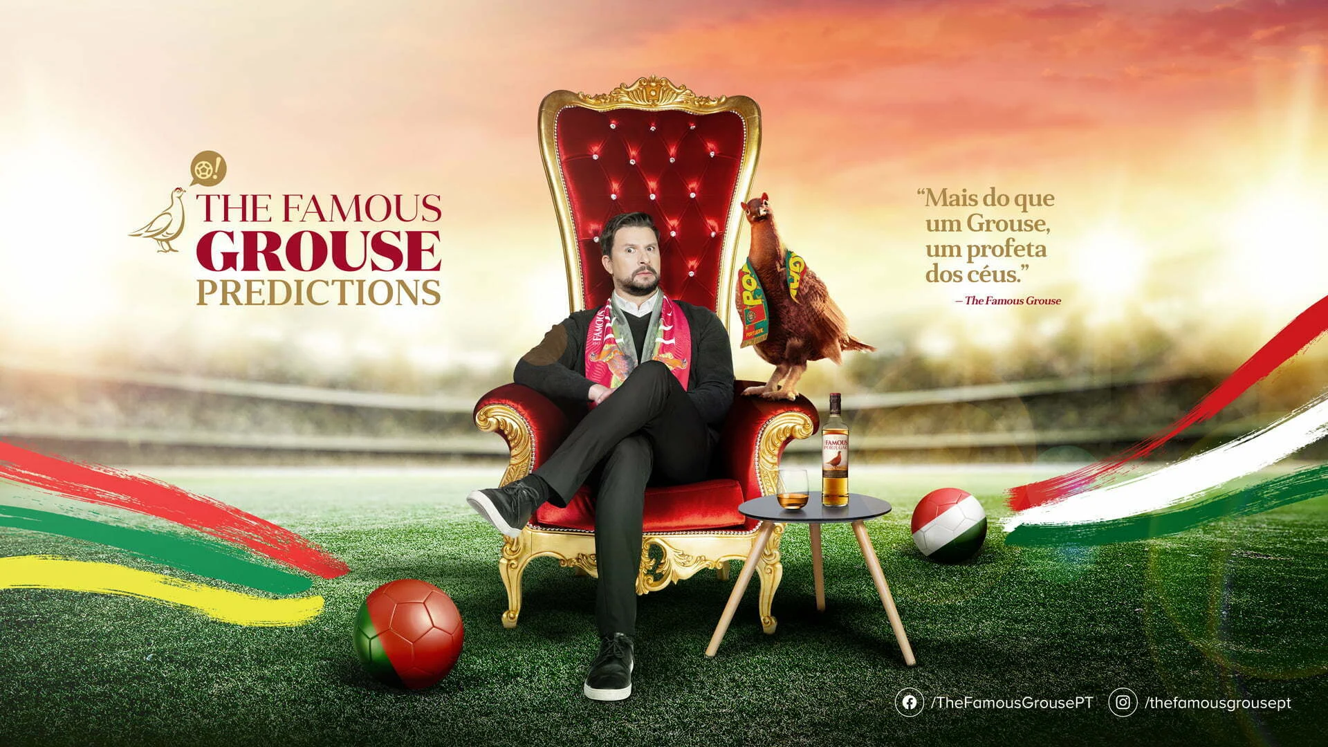 The Famous Grouse lança campanha para celebrar os jogos de Portugal