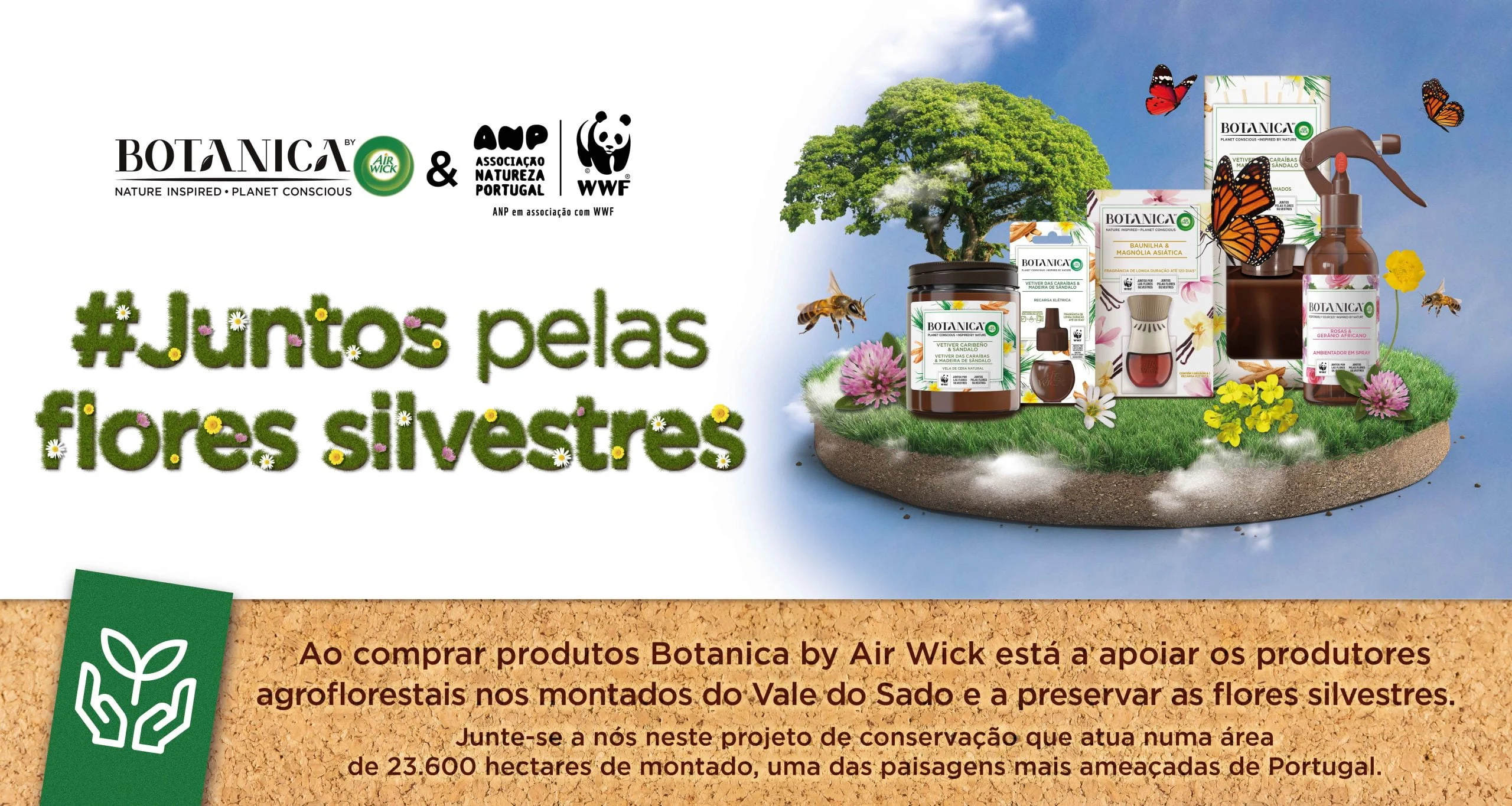 Botanica by Air Wick e ANP | WWF lançam campanha “Juntos Pelas Flores Silvestres”