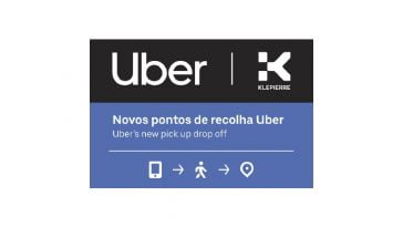 Klepierre ponto de recolha Uber
