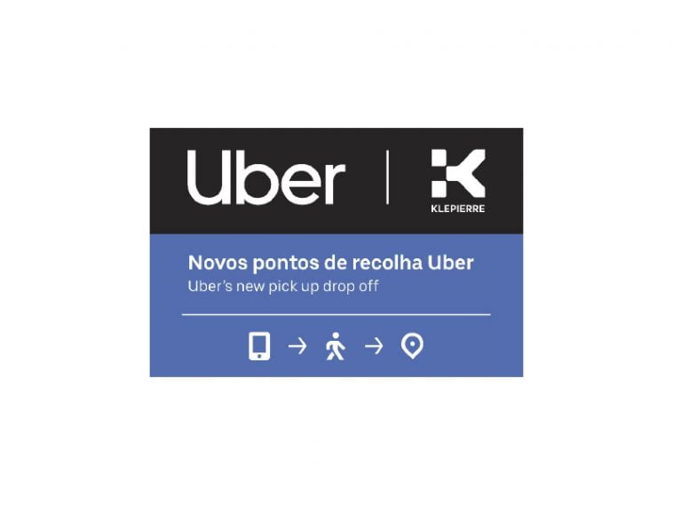 Klepierre ponto de recolha Uber