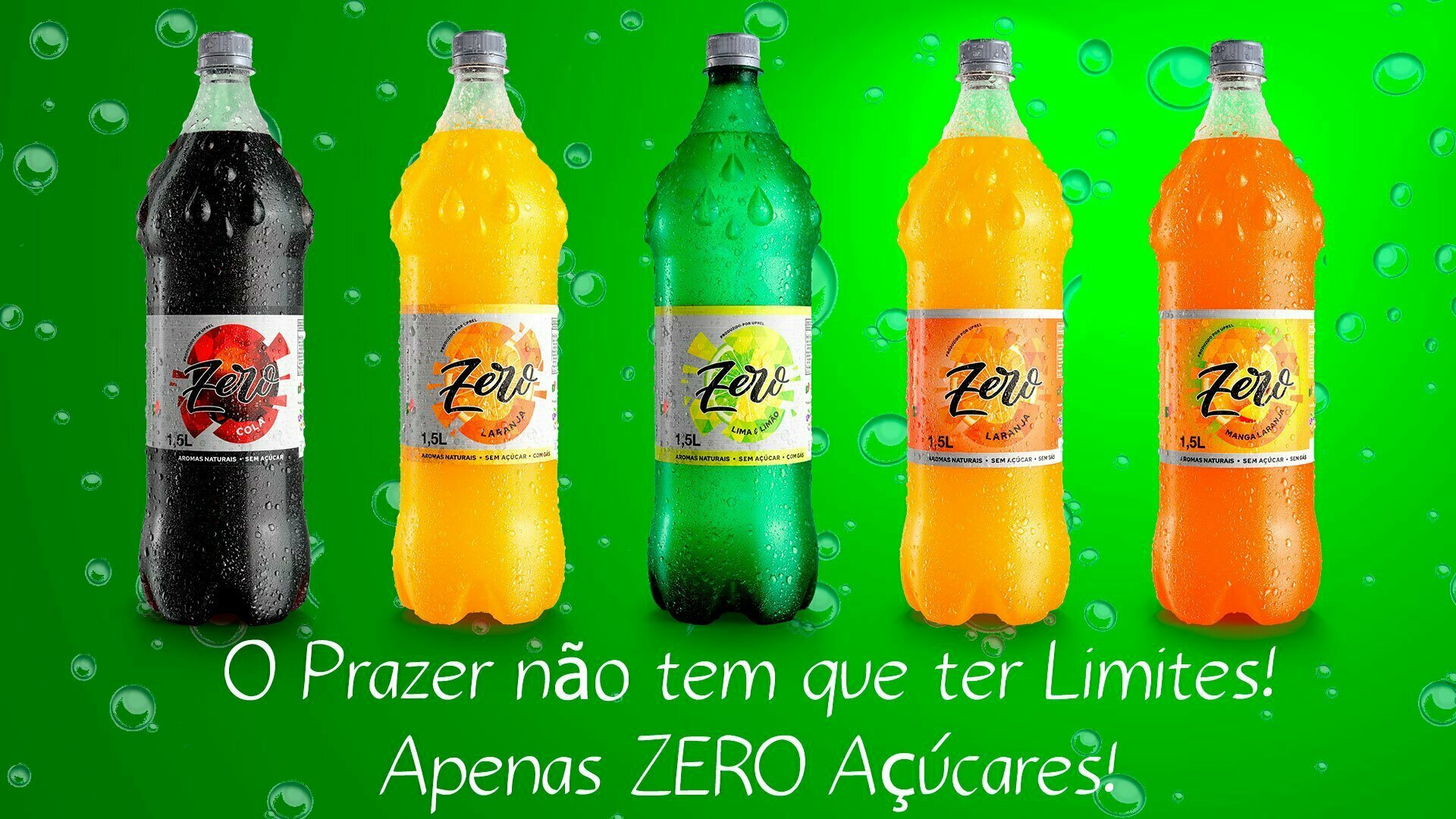 Nova gama de bebidas ZERO chega ao mercado.