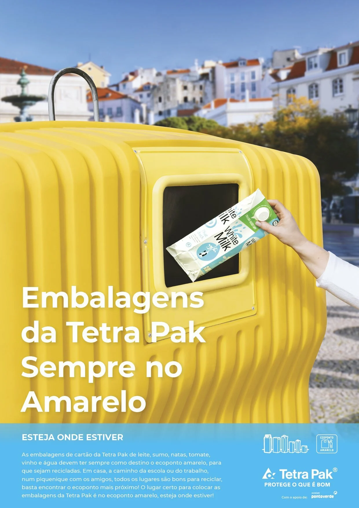 Tetra Pak e Sociedade Ponto Verde lançam campanha de reciclagem