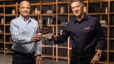 Carlos Brito e Michel Doukeris