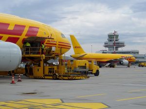 DHL planes at Linz airport_BR