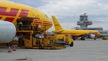 DHL planes at Linz airport_BR