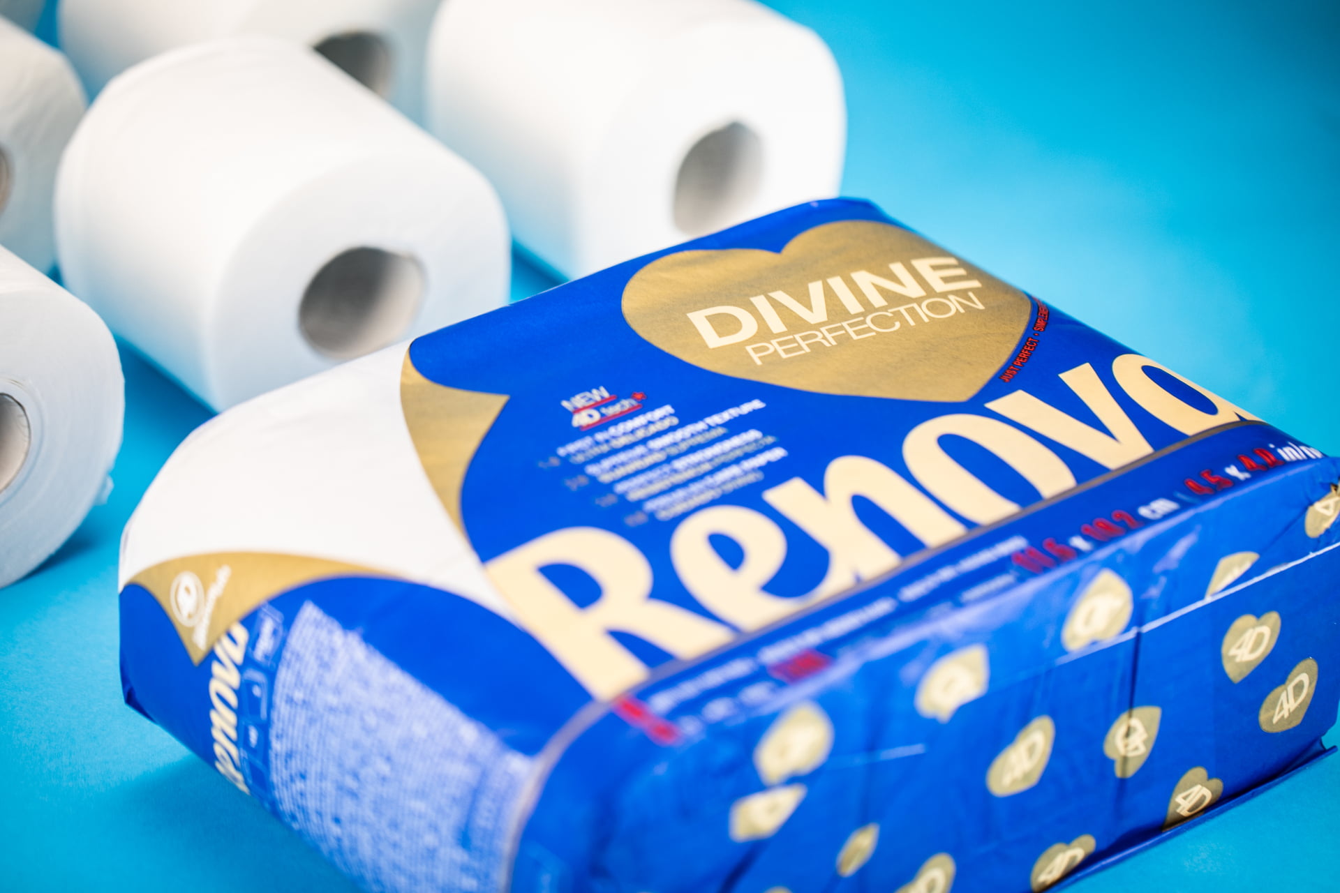 Renova lança papel higiénico Divine