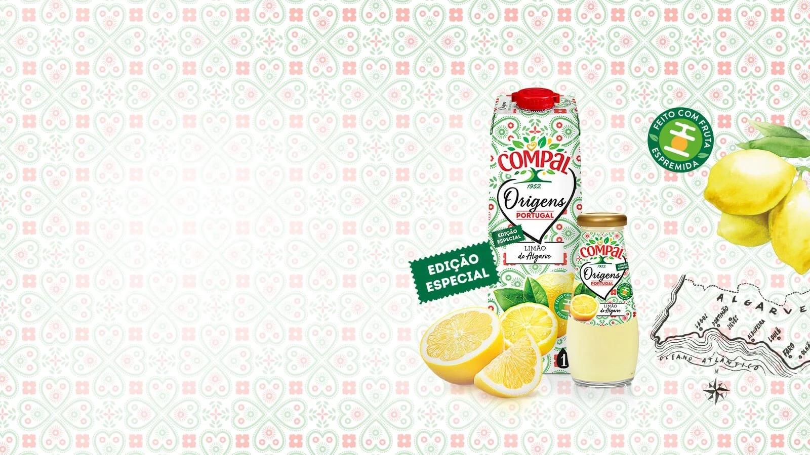 Compal Origens lança sabor a Limão do Algarve