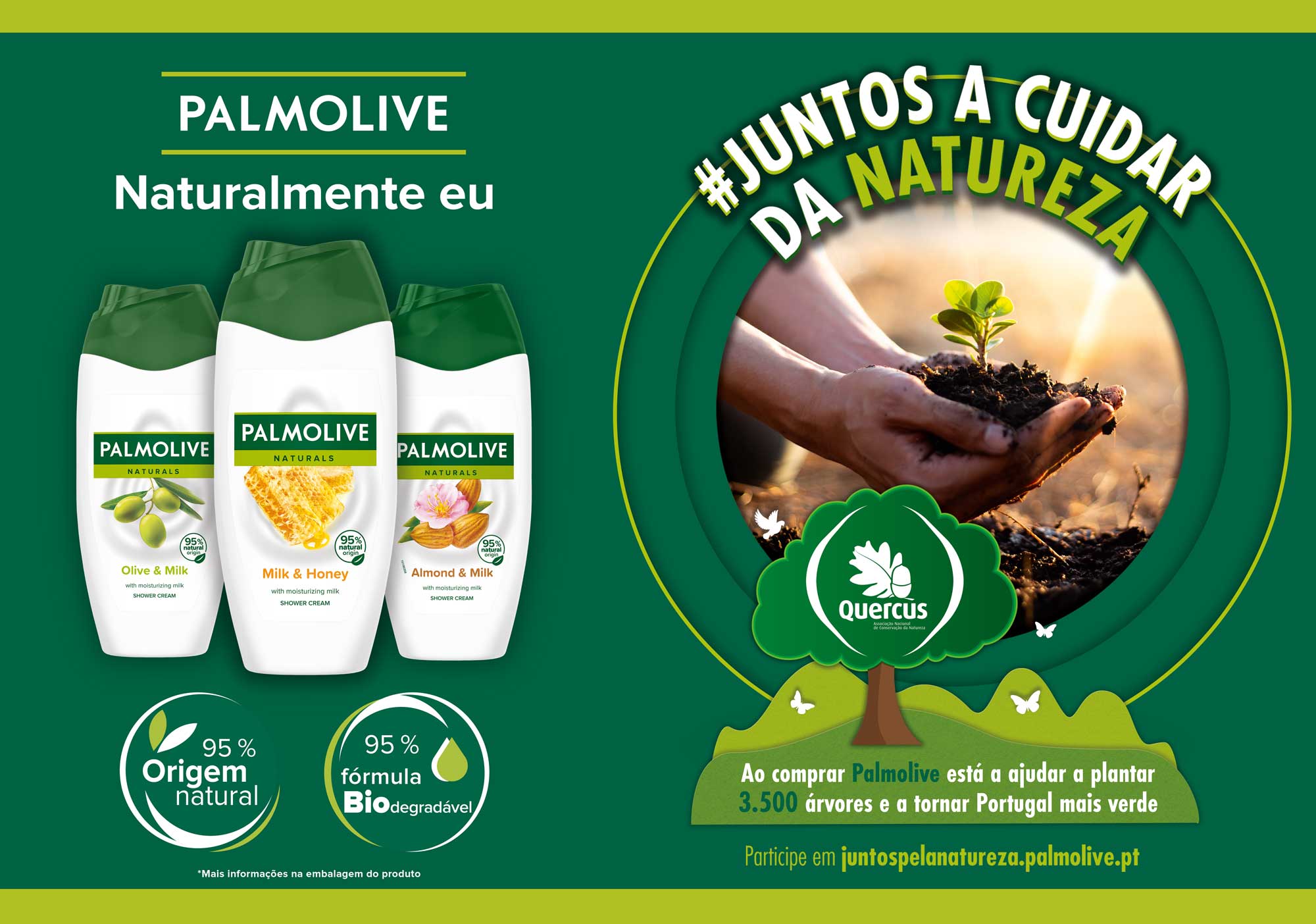 Palmolive Gel de Banho será fabricado com 100% de plástico reciclado até 2025
