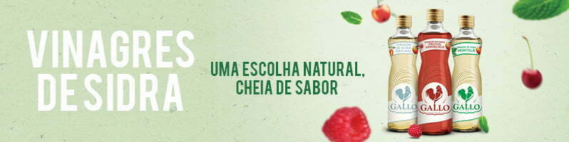 Gallo lança novos vinagres de sidra