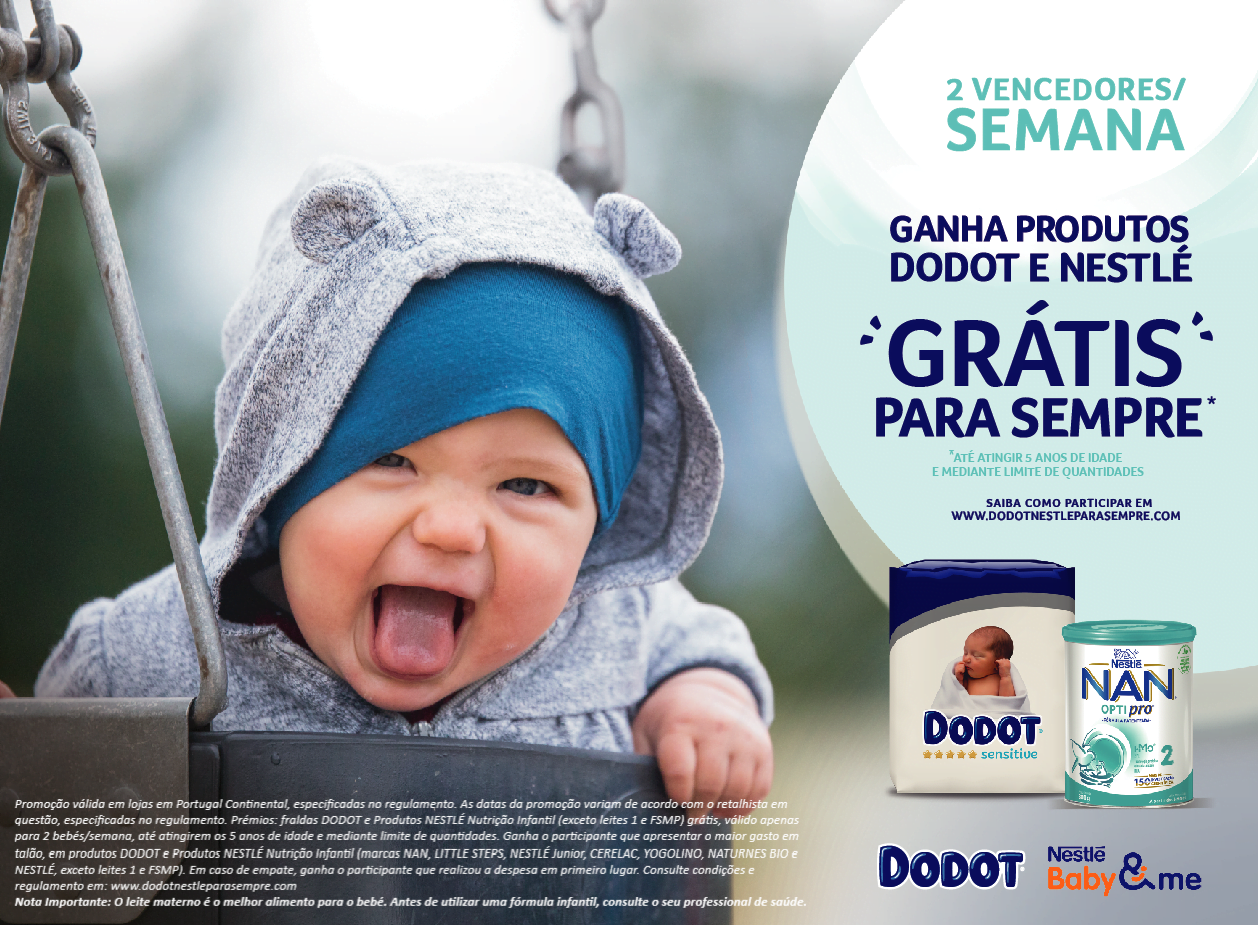 Dodot e Nestlé criam campanha de verão que acompanha o crescimento dos bebés