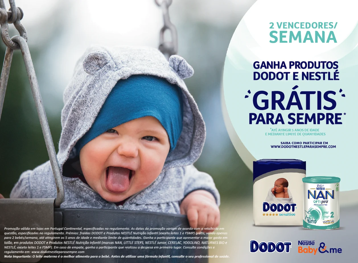 Dodot e Nestlé criam campanha de verão que acompanha o crescimento dos bebés