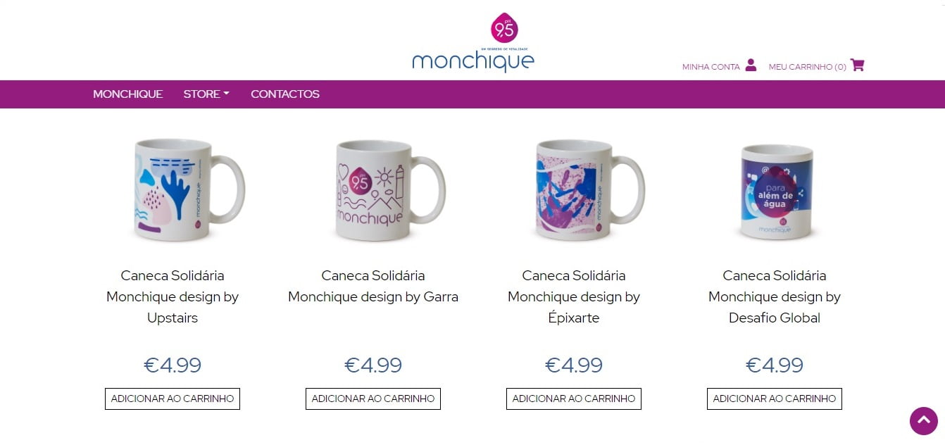 Água Monchique lança loja online