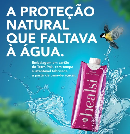 Tetra Pak e Healsi dão a conhecer a nova embalagem de cartão para água