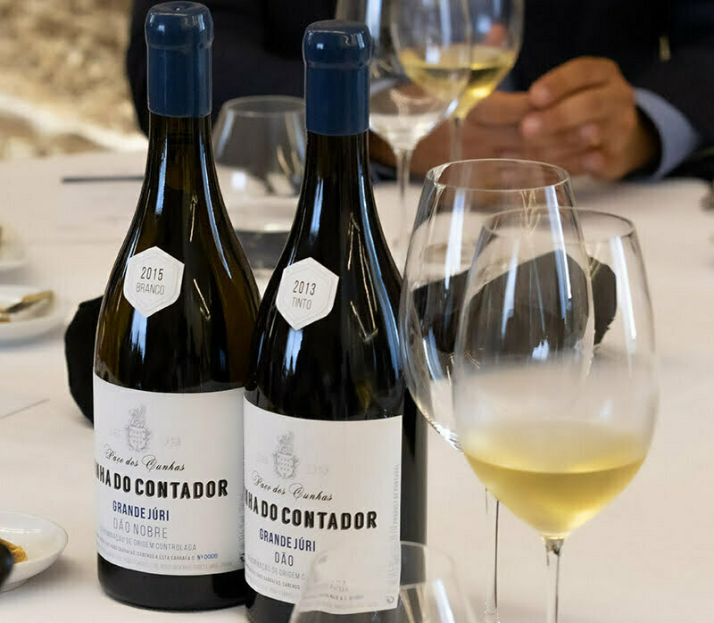 Vinha do Contador branco e tinto com classificação superior a 95