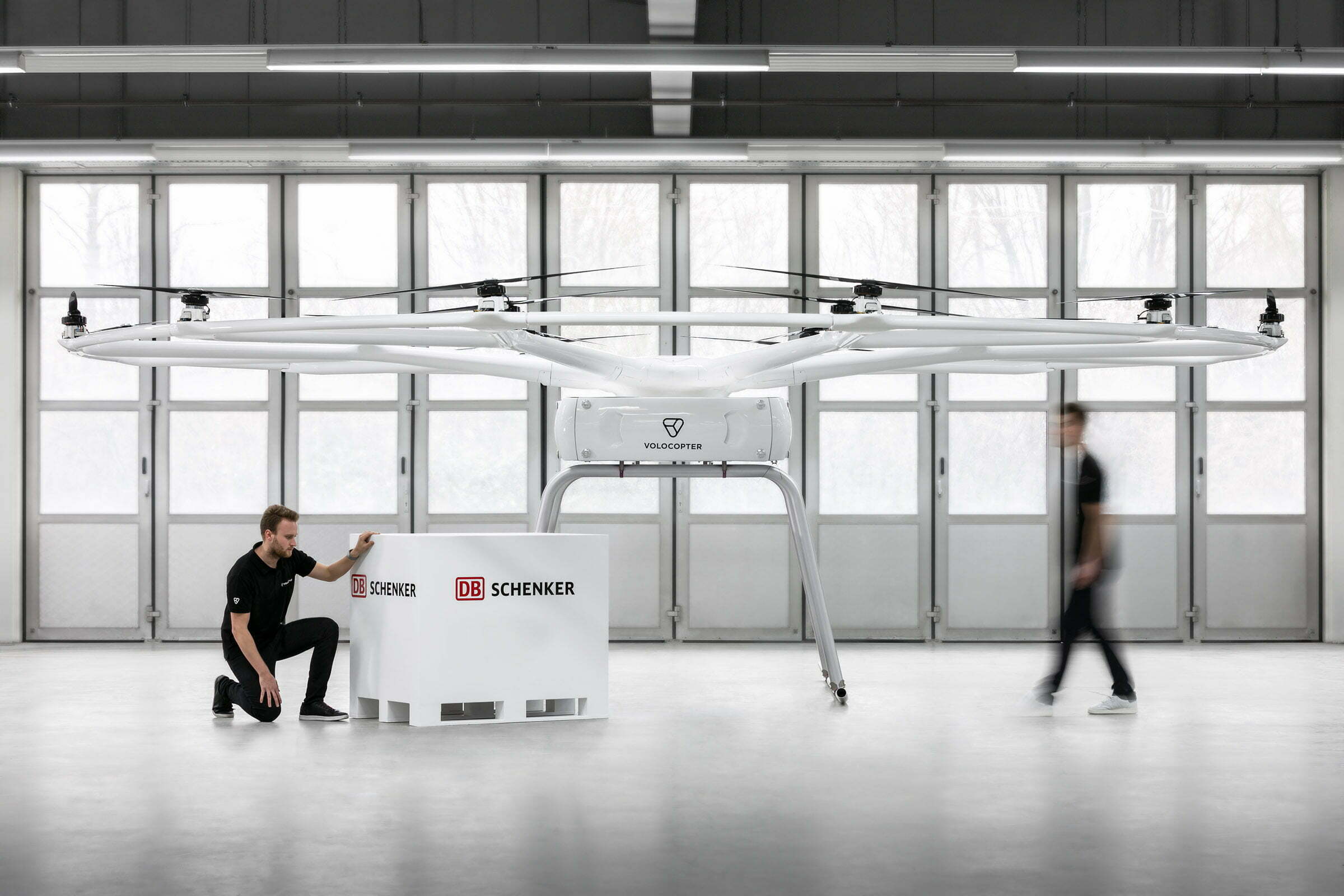 Volocopter e DB Schenker anunciam primeiro projeto para operações com VoloDrone
