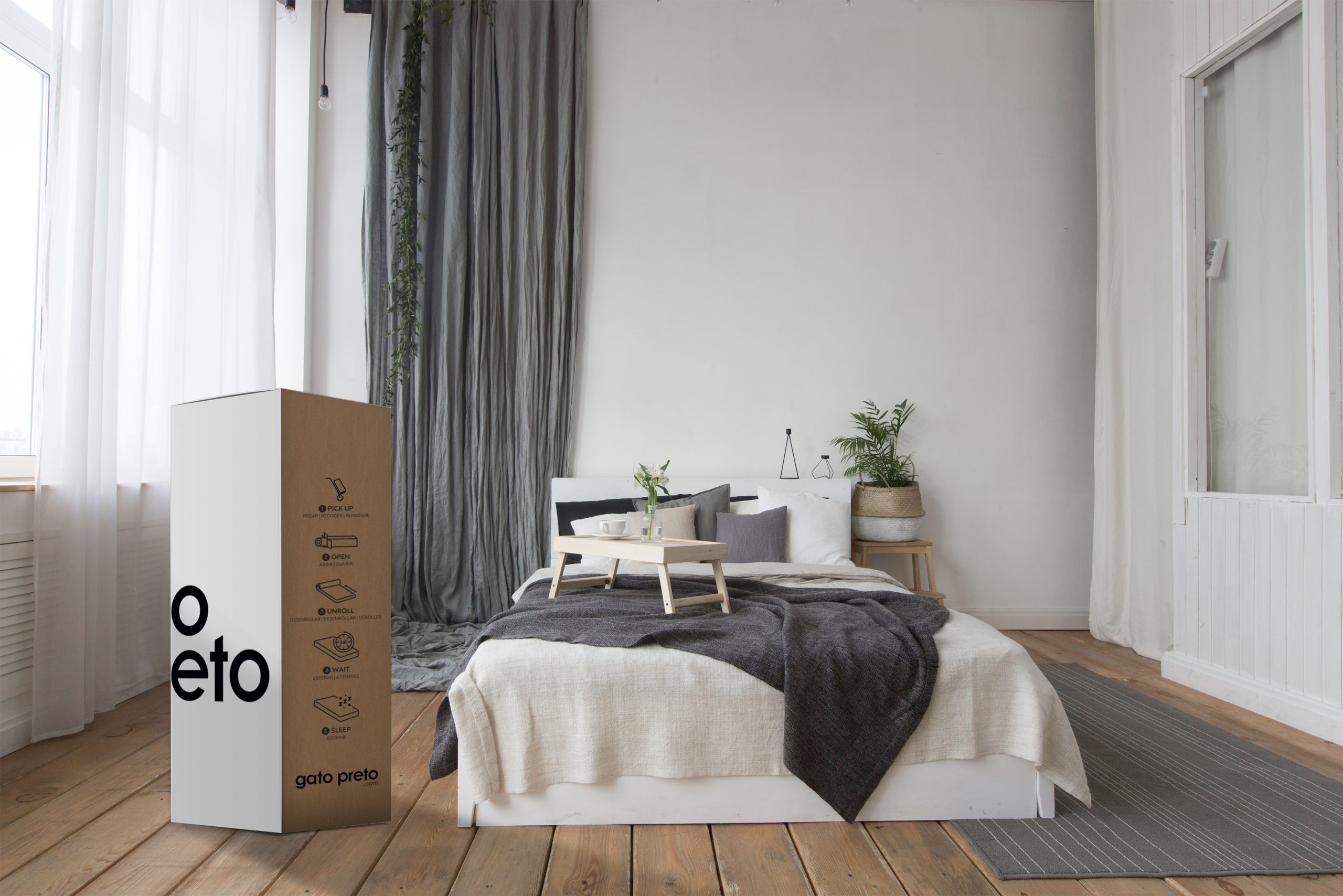 Gato Preto lança colchões Bed in a Box