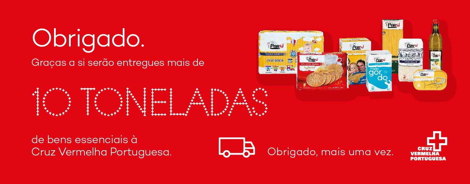 Intermarché doa mais de 10 toneladas de bens essenciais à Cruz Vermelha Portuguesa