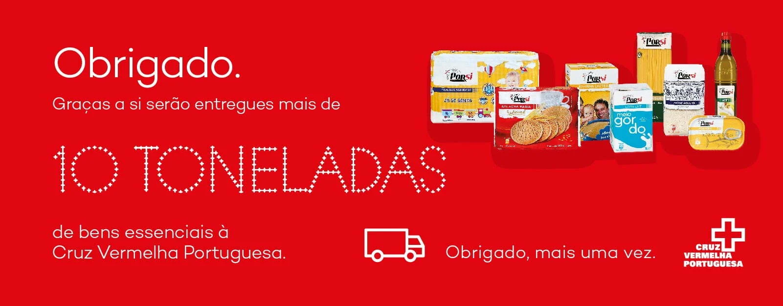 Intermarché doa mais de 10 toneladas de bens essenciais à Cruz Vermelha Portuguesa