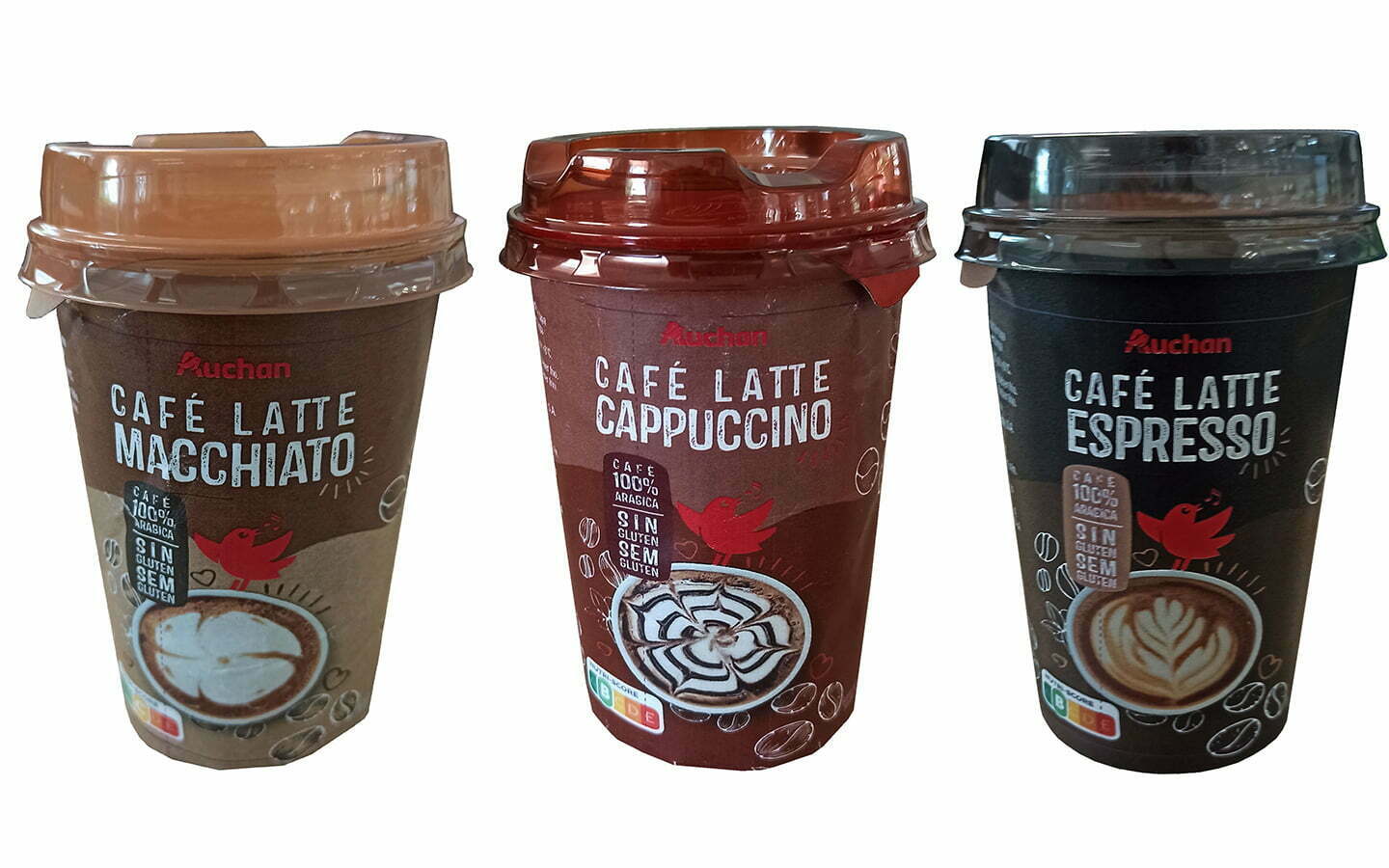 Auchan lança bebidas frias de café de marca própria
