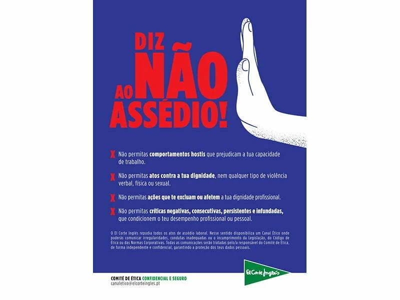 El Corte Inglés reforça campanha interna contra o assédio laboral