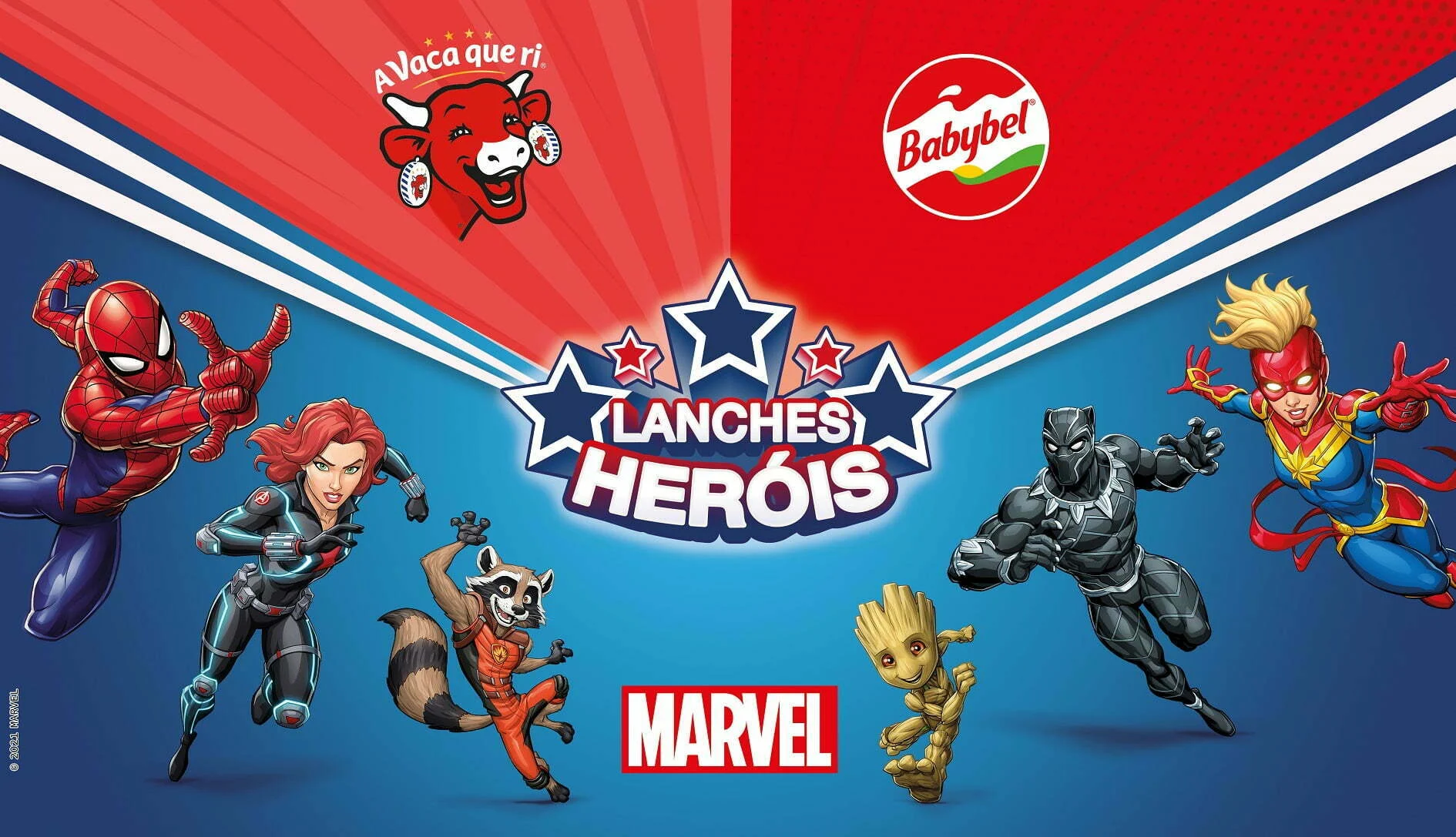 A Vaca que ri e Babybel juntam-se à Marvel para o regresso às aulas