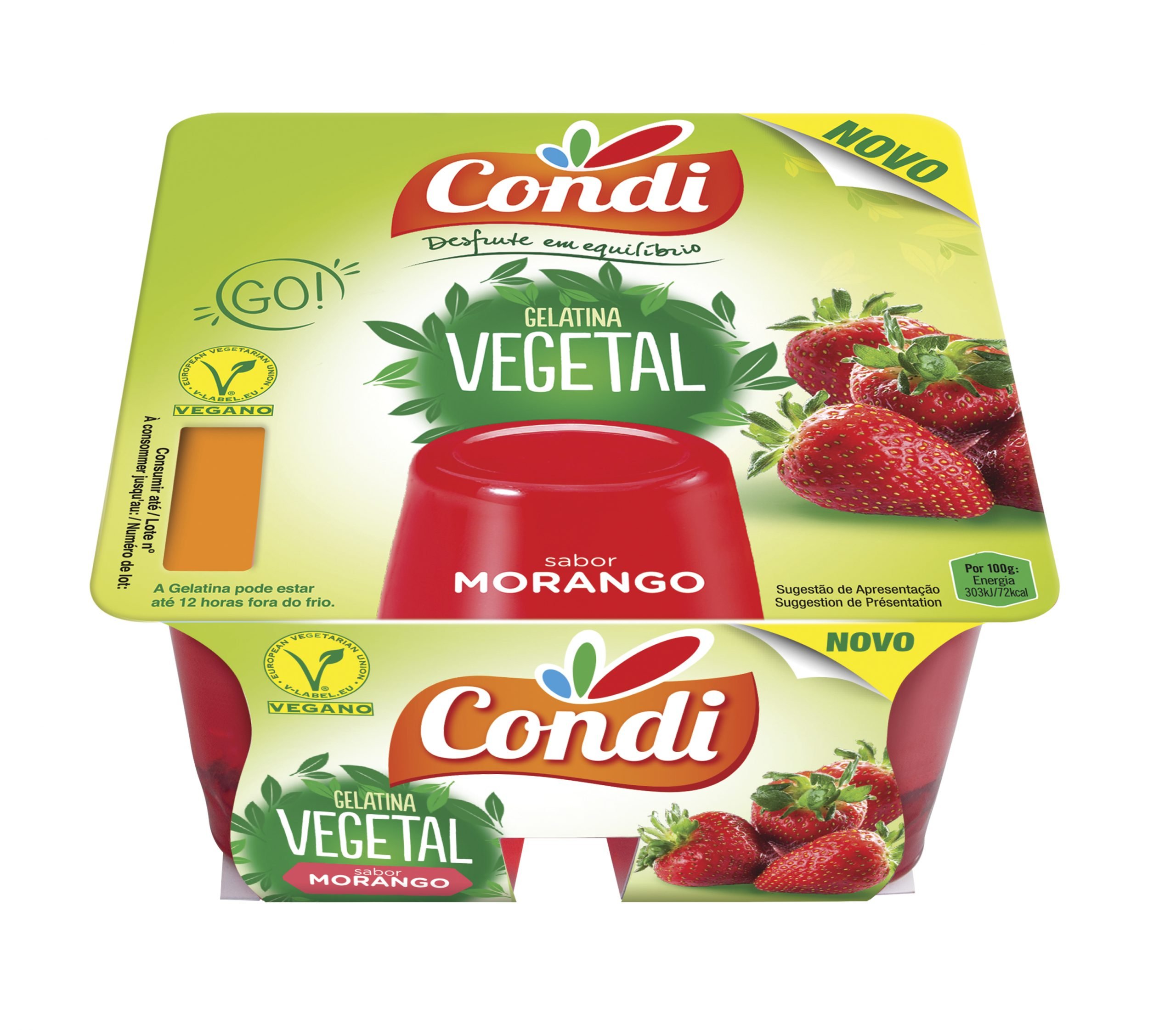 Condi lança gelatina vegetal pronta a comer