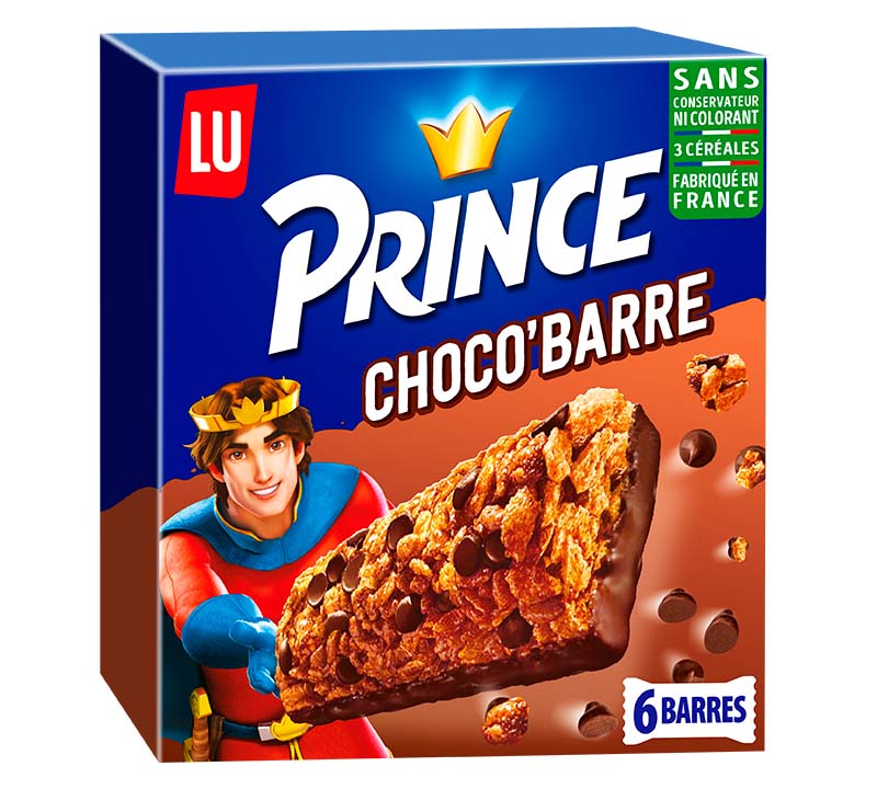 Prince estreia-se em nova categoria com lançamento de barritas de cereais e chocolate