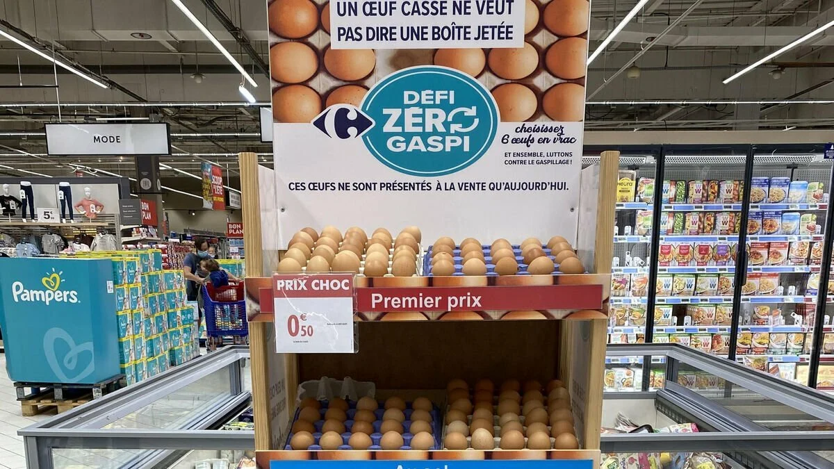 Carrefour começa a vender ovos avulso para ajudar a combater o desperdício alimentar
