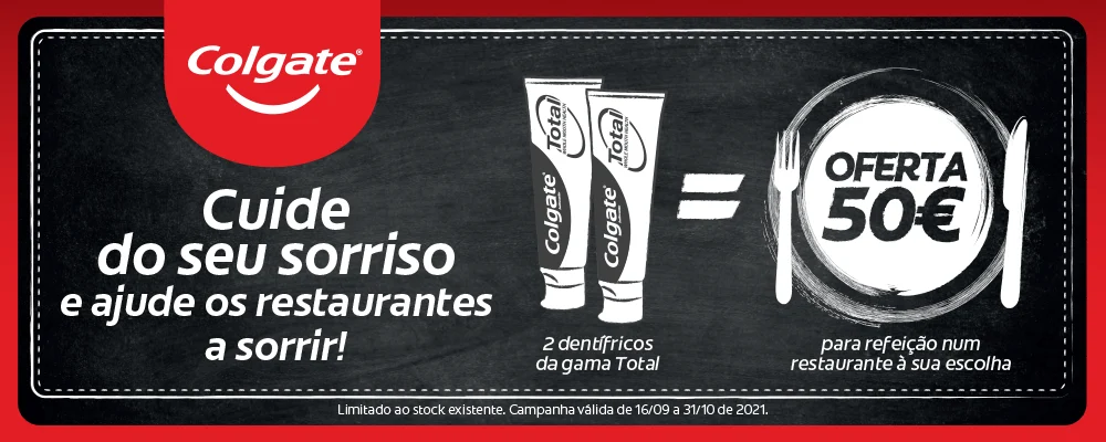 Colgate apoia restauração nacional com a ajuda dos portugueses