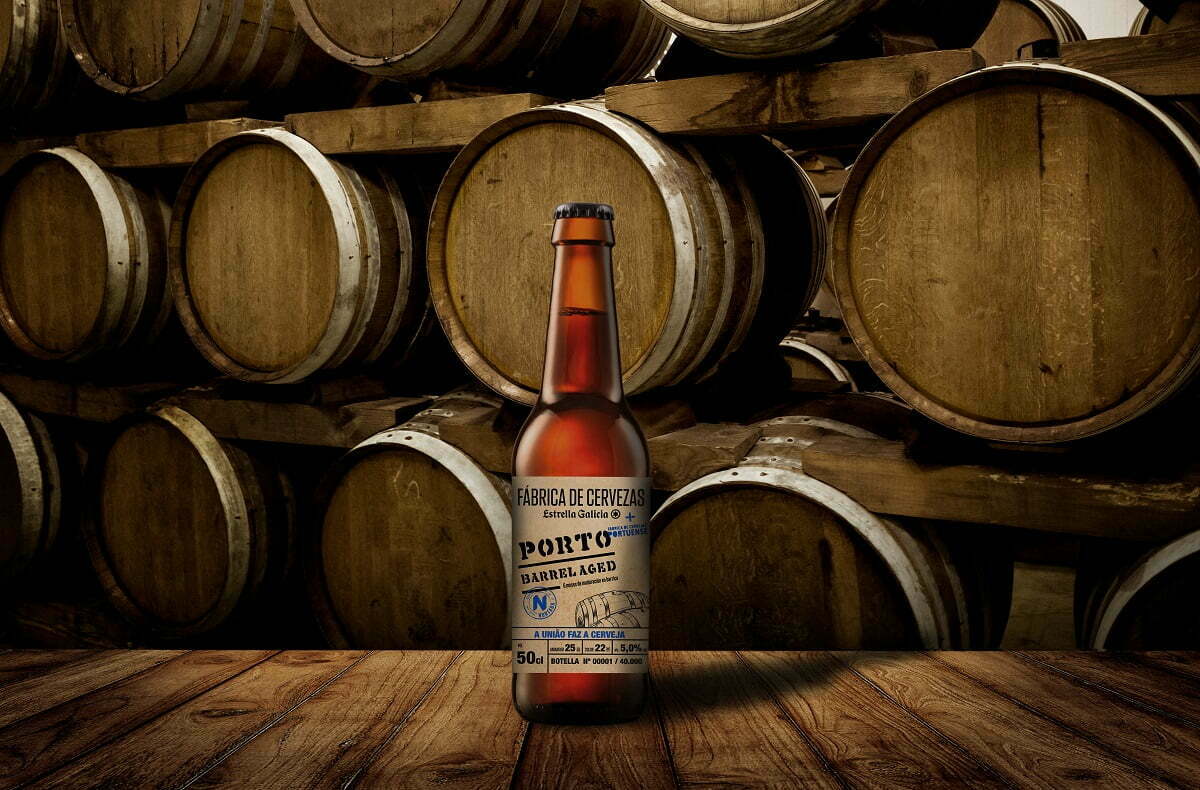 Estrella Galicia e Nortada lançam cerveja que maturou em pipas de vinho