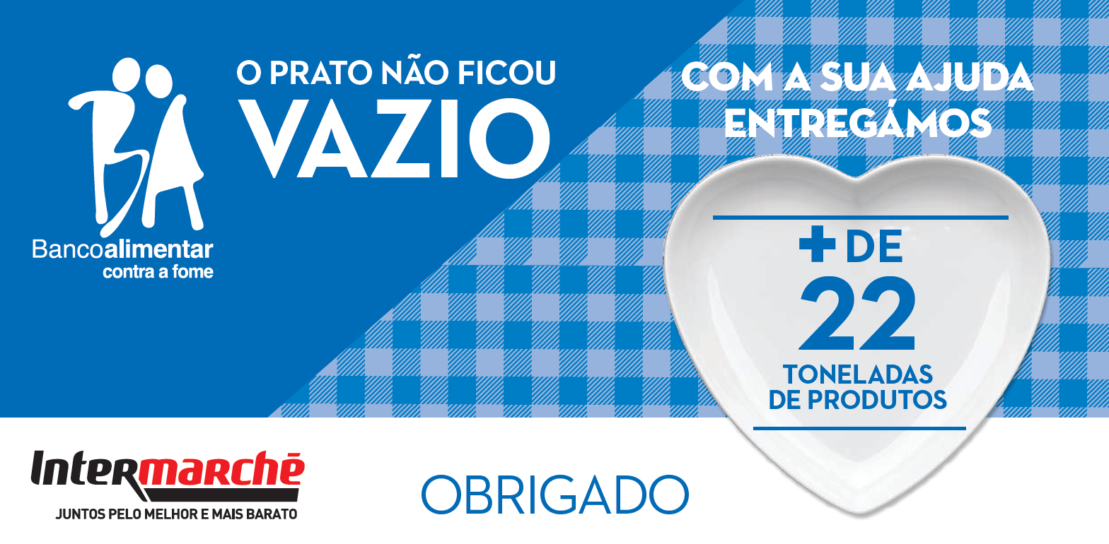 Intermarché angariou mais de 22 toneladas de produtos para o Banco Alimentar Contra a Fome