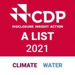 Climate AND Water A List stamp 2021