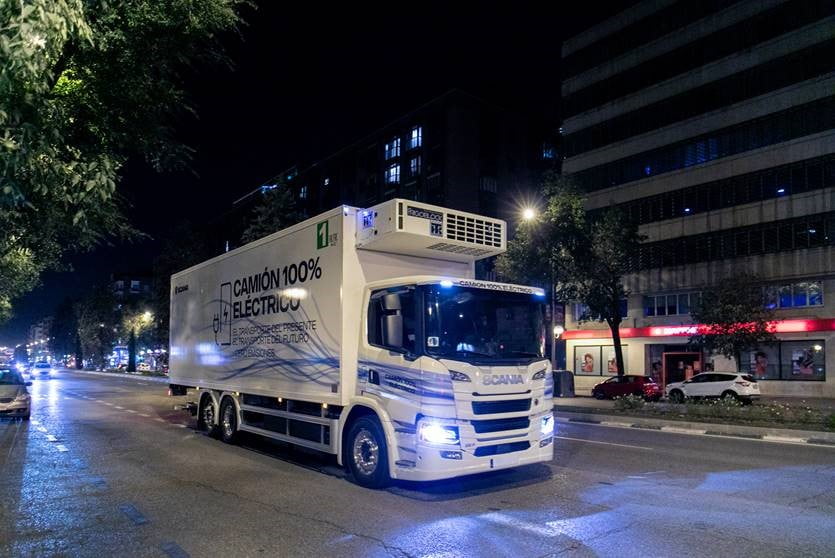 Mercadona inicia teste com um camião 100% elétrico