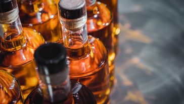 Small,Liquor,Production,Based,On,Maple,Syrup.,Multitude,Of,Pure