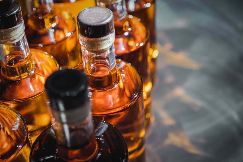 Small,Liquor,Production,Based,On,Maple,Syrup.,Multitude,Of,Pure