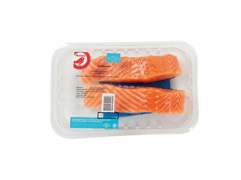 Auchan disponibiliza peixe fresco em embalagens 100% recicláveis