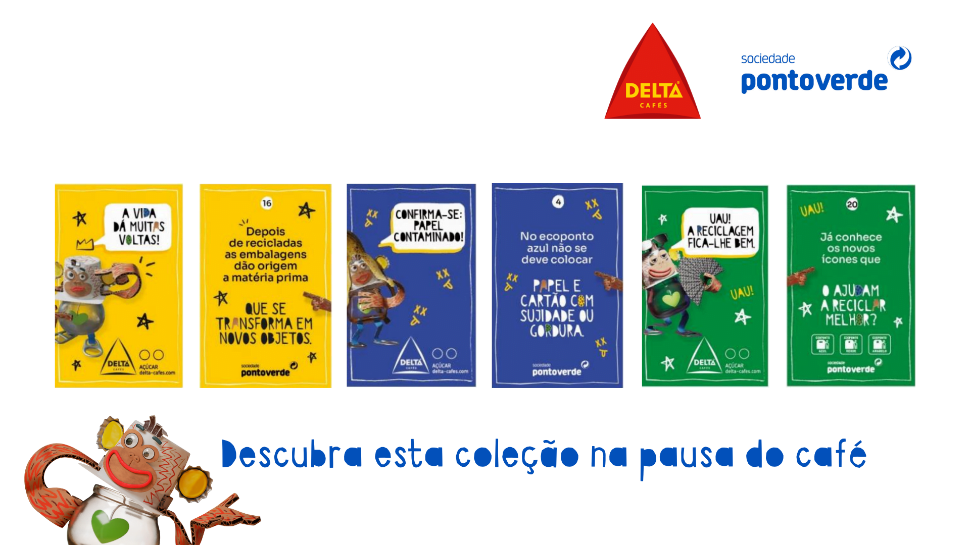 Gervásio esclarece dúvidas sobre reciclagem nos pacotes de açúcar da Delta Cafés