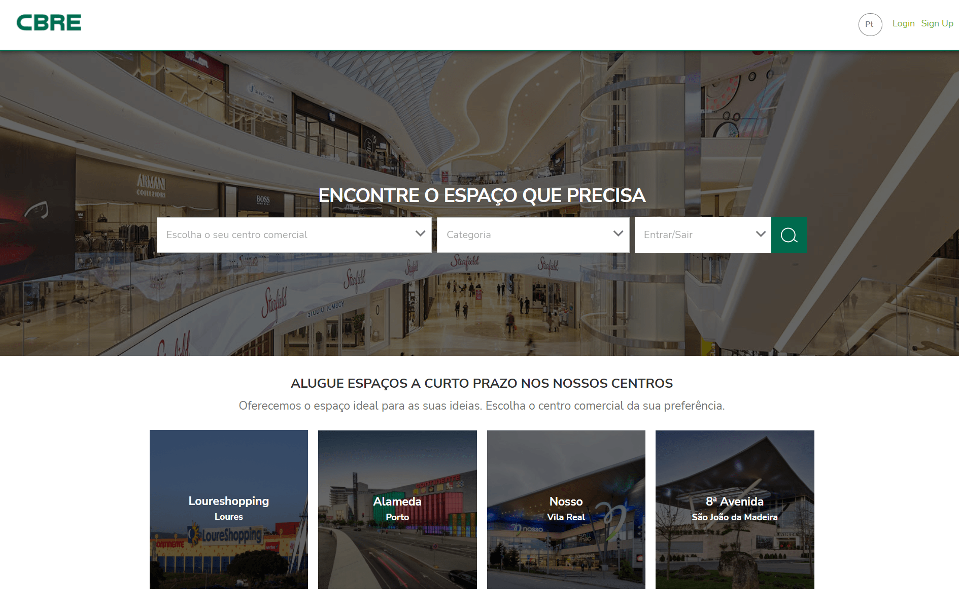CBRE e Book A Corner lançam plataforma digital de aluguer de espaços temporários em centros comerciais
