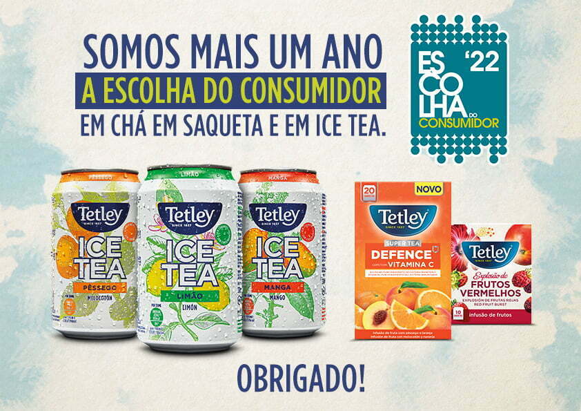 Tetley é Escolha do Consumidor 2022