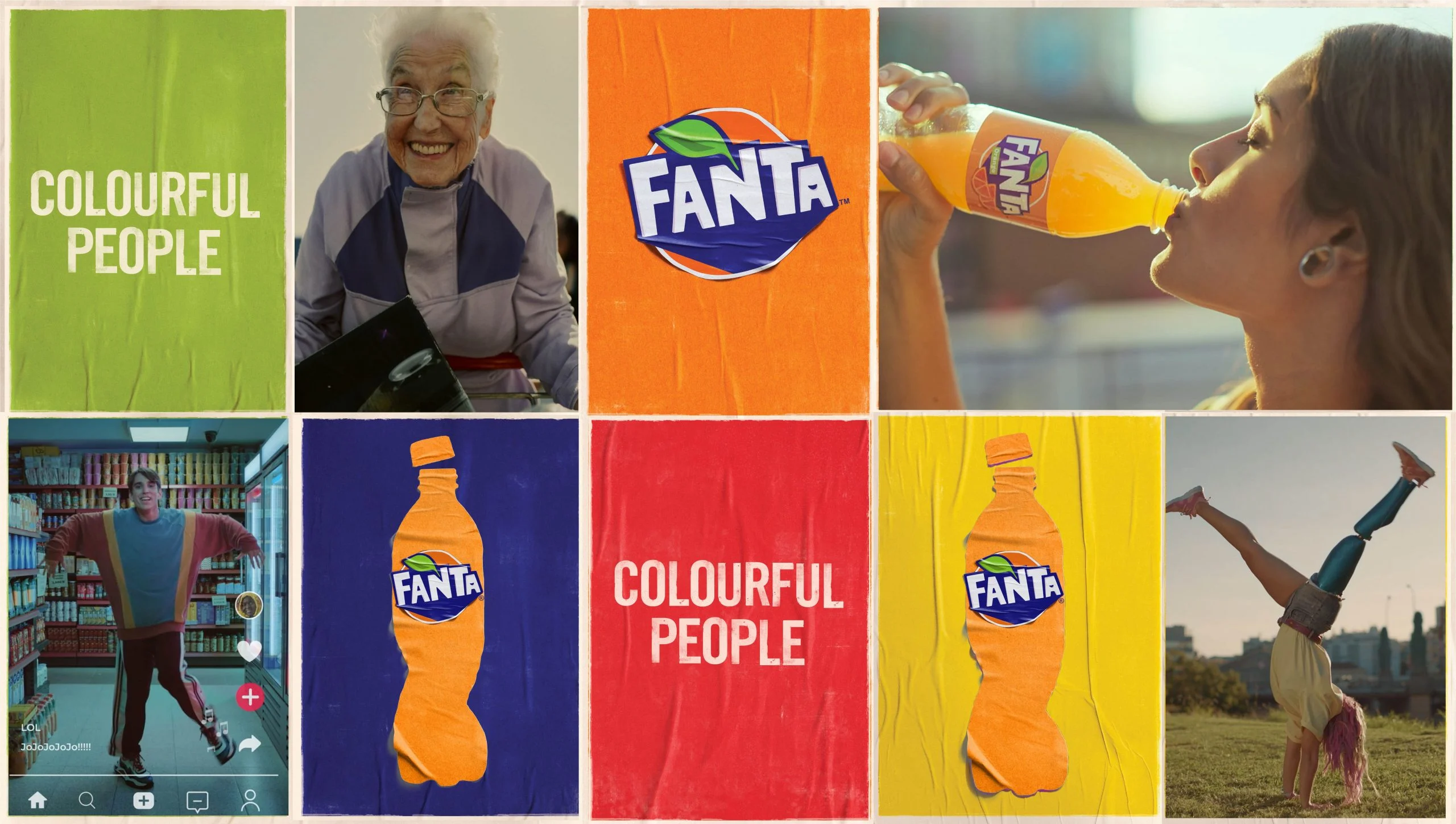 Fanta lança nova campanha Pessoas que dão cor ao Mundo