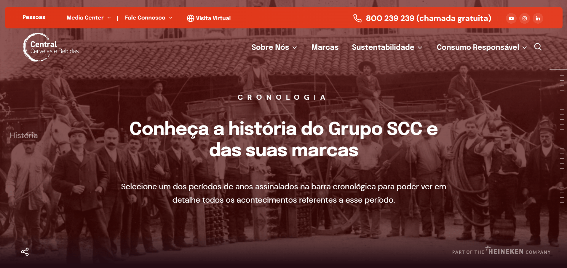 Central de Cervejas com novo site institucional