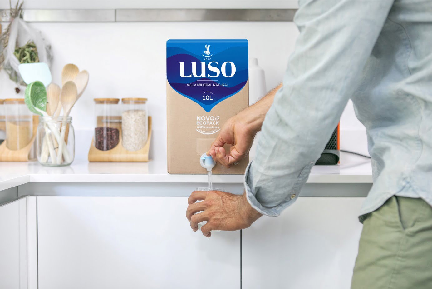 Água de Luso apresenta formato familiar, mais conveniente e ecológico